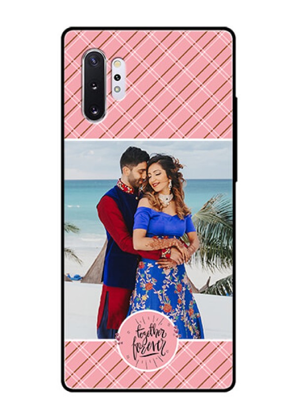 Samsung Galaxy Note 10 Plus Personalized Glass Phone Case  - Together Forever Design
