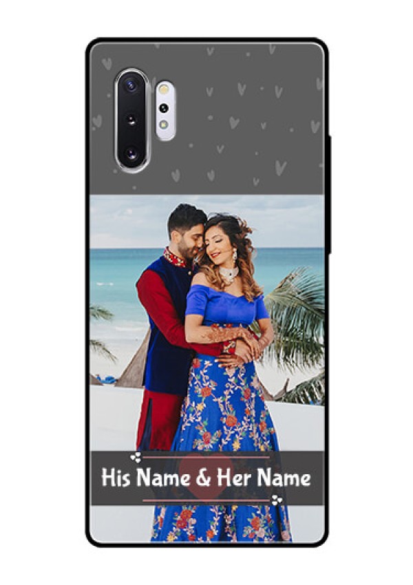 Samsung Galaxy Note 10 Plus Custom Glass Mobile Case  - Buy Love Design with Photo Online