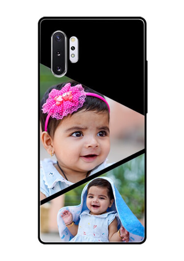 Samsung Galaxy Note 10 Plus Custom Glass Phone Case  - Semi Cut Design
