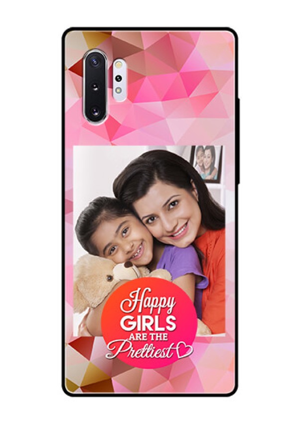 Samsung Galaxy Note 10 Plus Photo Printing on Glass Case  - Abstract Triangle Design