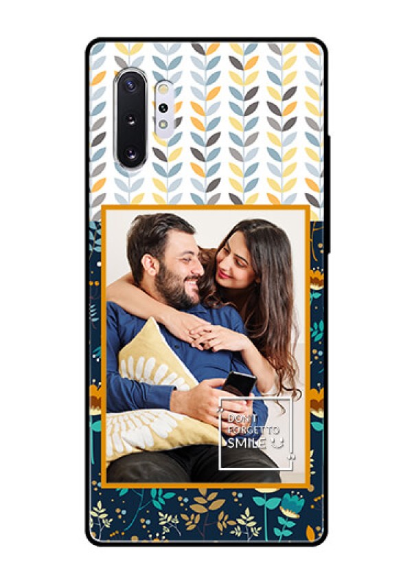 Samsung Galaxy Note 10 Plus Custom Glass Mobile Case  - Pattern Design
