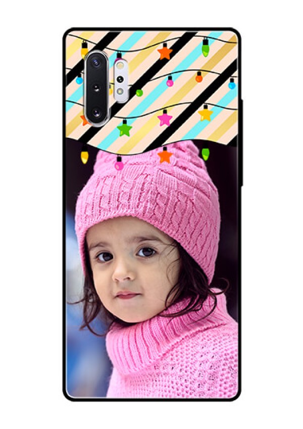 Samsung Galaxy Note 10 Plus Custom Glass Mobile Case  - Lights Hanging Design