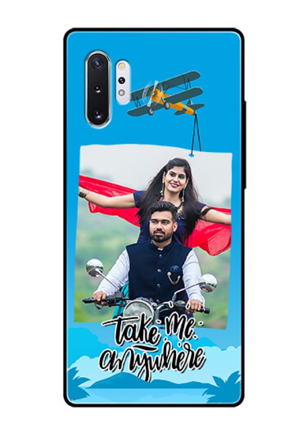 Samsung Galaxy Note 10 Plus Custom Glass Mobile Case  - Traveller Design 