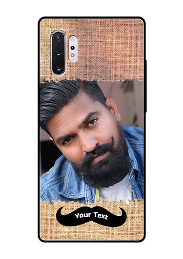 Samsung Galaxy Note 10 Plus Personalized Glass Phone Case  - with Texture Design