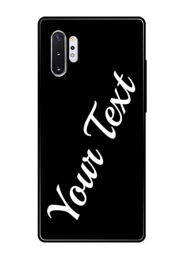 Galaxy Note 10 Plus Custom Glass Mobile Cover with Your Name