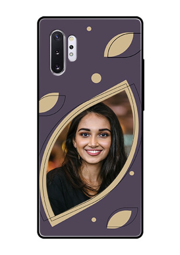 Galaxy Note 10 Plus Custom Glass Mobile Case - Falling Leaf Design
