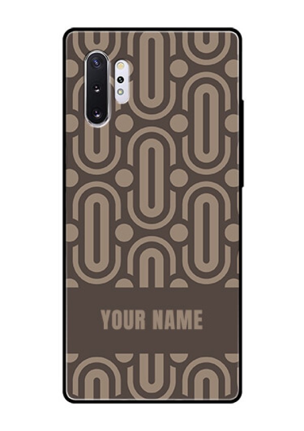 Galaxy Note 10 Plus Custom Glass Phone Case - Captivating Zero Pattern Design
