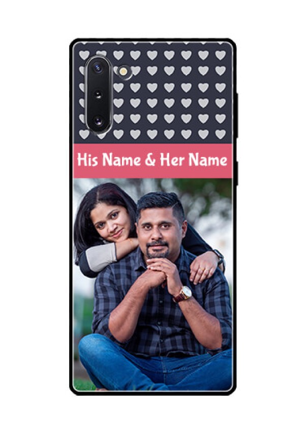 Galaxy Note 10 Custom Glass Mobile Case  - Love Symbols Design