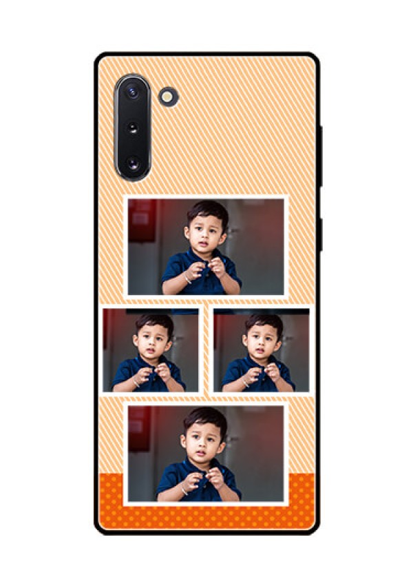 Galaxy Note 10 Photo Printing on Glass Case  - Bulk Photos Upload Design