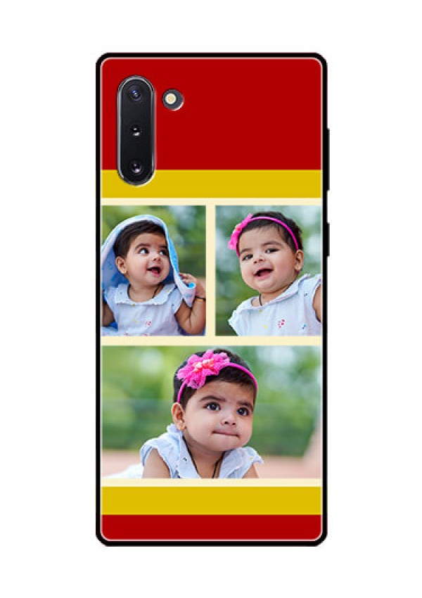 Galaxy Note 10 Custom Glass Mobile Case  - Multiple Pic Upload Design