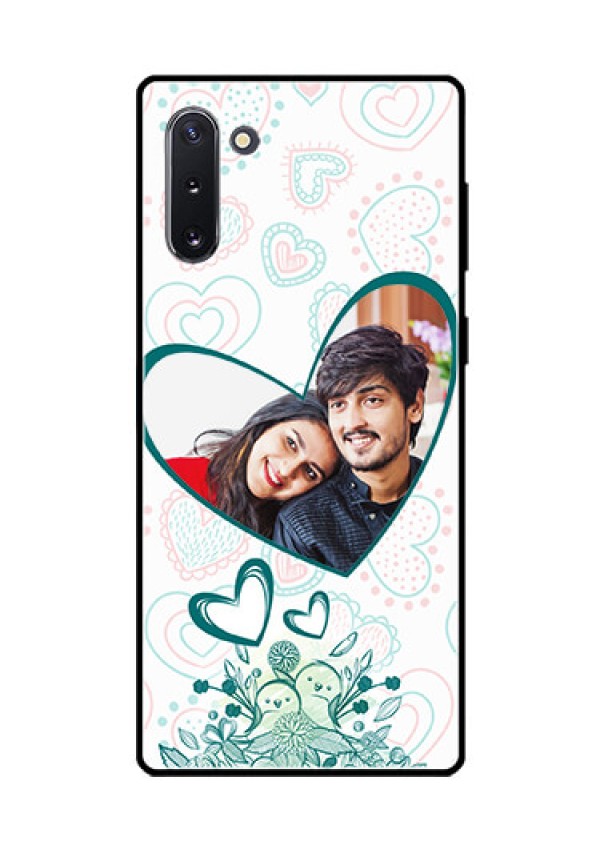 Galaxy Note 10 Photo Printing on Glass Case  - Premium Couple Design
