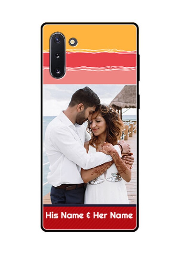 Galaxy Note 10 Custom Glass Mobile Case  - Colorful Case Design