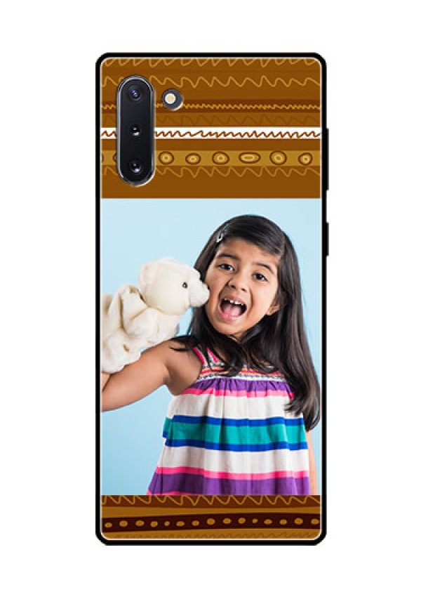 Galaxy Note 10 Custom Glass Phone Case  - Friends Picture Upload Design 