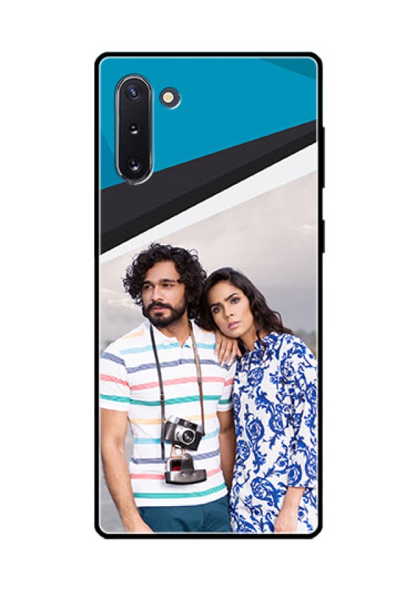 Galaxy Note 10 Photo Printing on Glass Case  - Simple Pattern Photo Upload Design