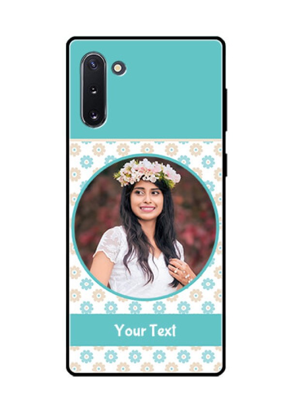 Galaxy Note 10 Custom Glass Mobile Case  - Beautiful Flowers Design
