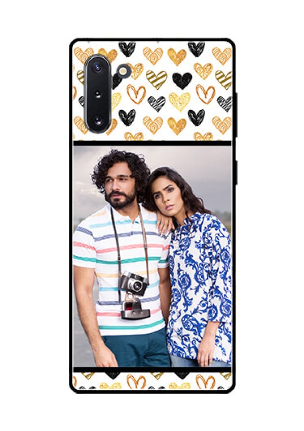 Galaxy Note 10 Photo Printing on Glass Case  - Love Symbol Design