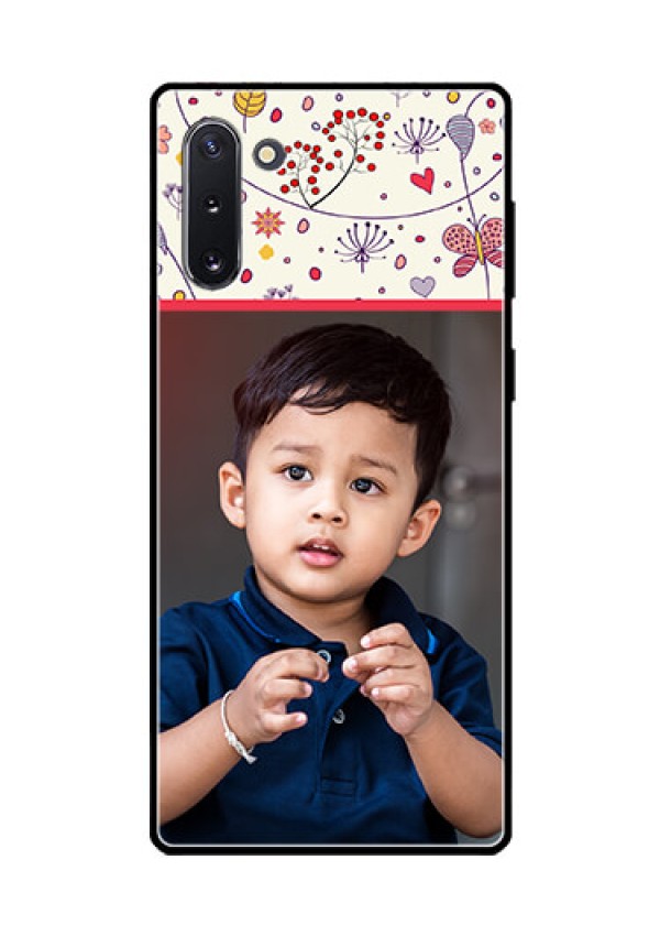 Galaxy Note 10 Custom Glass Mobile Case  - Premium Floral Design