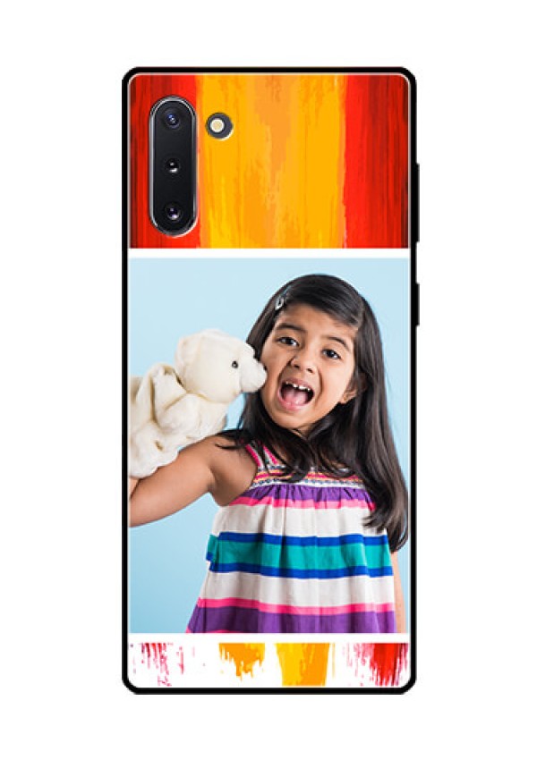 Galaxy Note 10 Personalized Glass Phone Case  - Multi Color Design