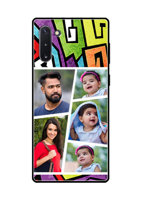 Galaxy Note 10 Custom Glass Phone Case  - Graffiti pattern Design