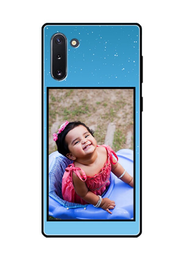 Galaxy Note 10 Custom Glass Mobile Case  - Wave Pattern Colorful Design