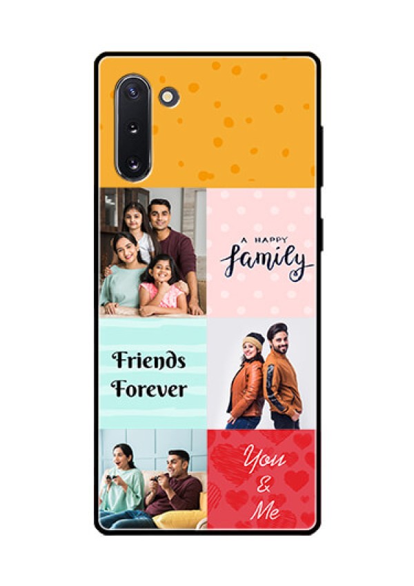 Galaxy Note 10 Personalized Glass Phone Case  - Images with Quotes Design
