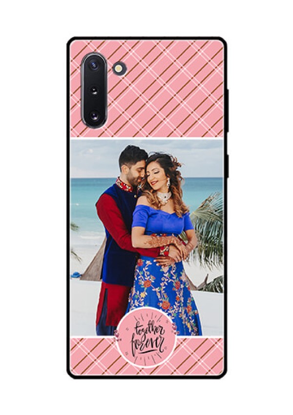 Galaxy Note 10 Personalized Glass Phone Case  - Together Forever Design
