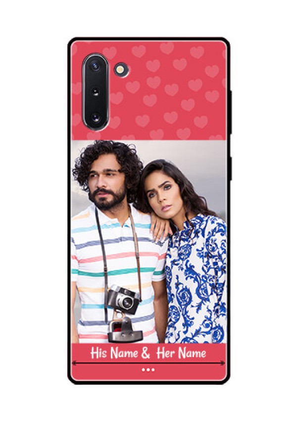 Galaxy Note 10 Photo Printing on Glass Case  - Simple Love Design