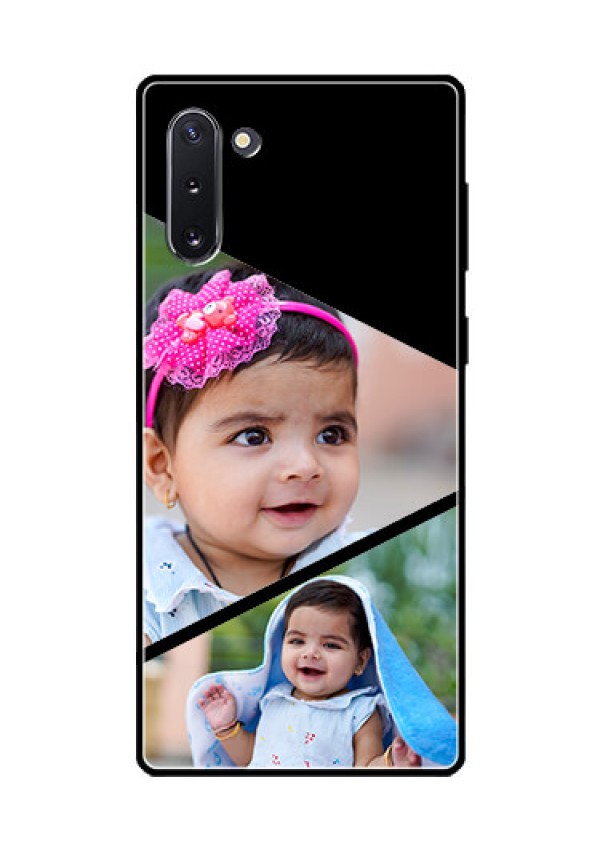 Galaxy Note 10 Custom Glass Phone Case  - Semi Cut Design