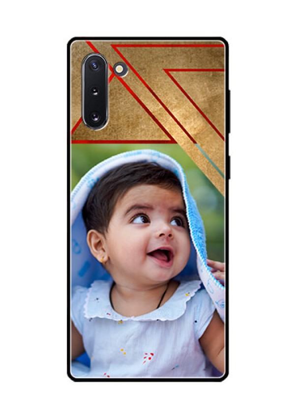 Galaxy Note 10 Personalized Glass Phone Case  - Gradient Abstract Texture Design