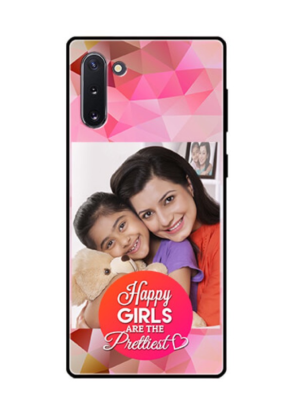 Galaxy Note 10 Photo Printing on Glass Case  - Abstract Triangle Design