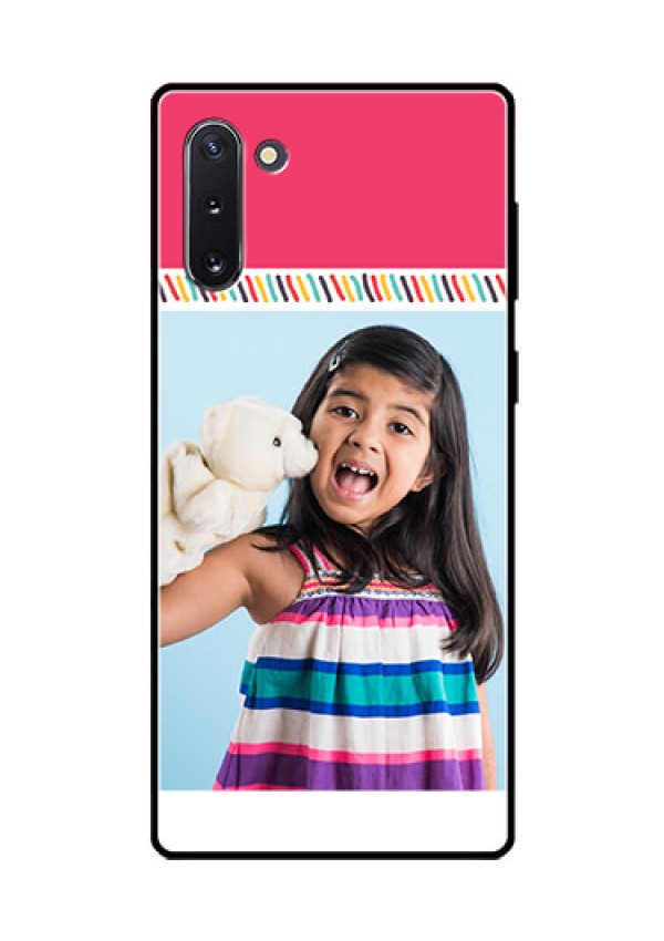 Galaxy Note 10 Personalized Glass Phone Case  - Line art design
