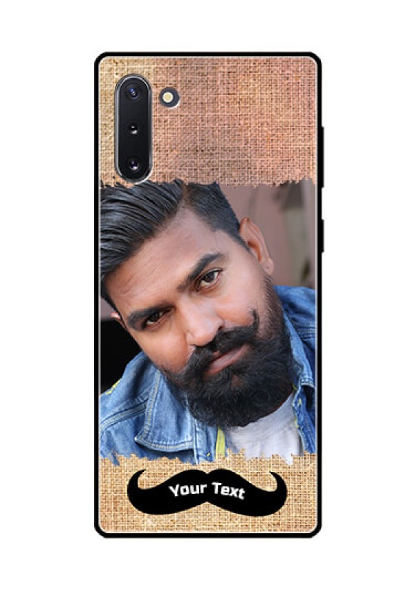 Galaxy Note 10 Personalized Glass Phone Case  - with Texture Design