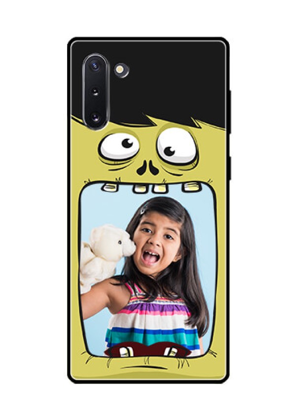 Galaxy Note 10 Personalized Glass Phone Case  - Cartoon monster back case Design