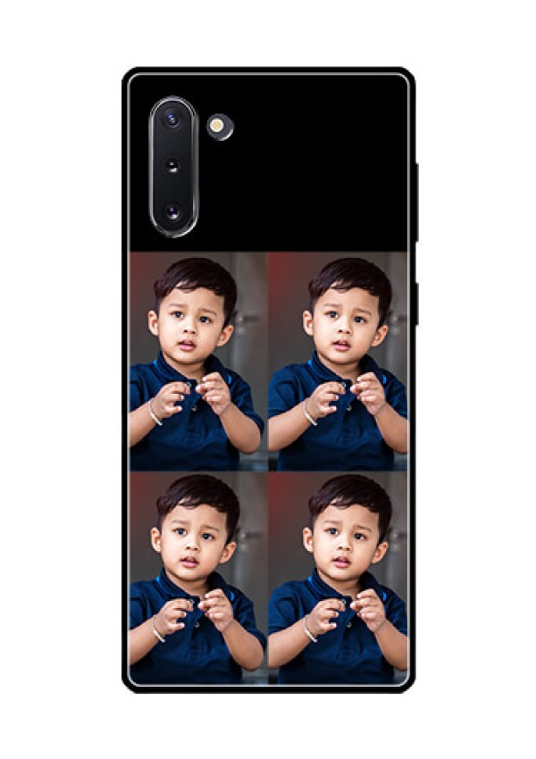 Galaxy Note 10 4 Image Holder on Glass Mobile Cover