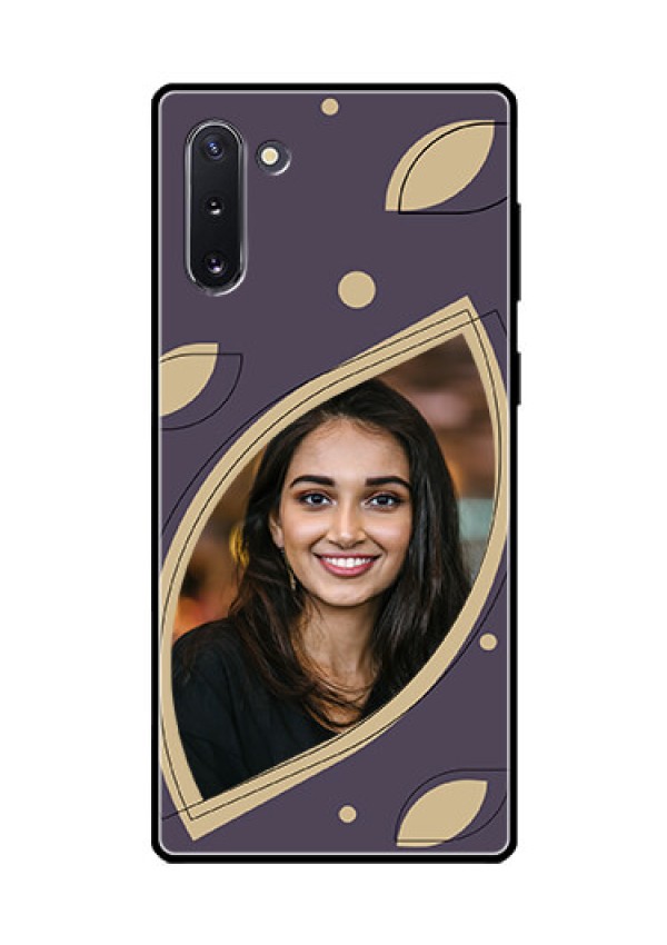 Galaxy Note 10 Custom Glass Mobile Case - Falling Leaf Design