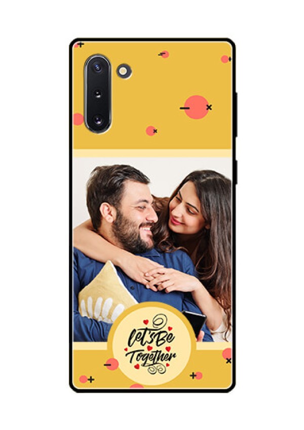 Galaxy Note 10 Photo Printing on Glass Case - Lets be Together Design