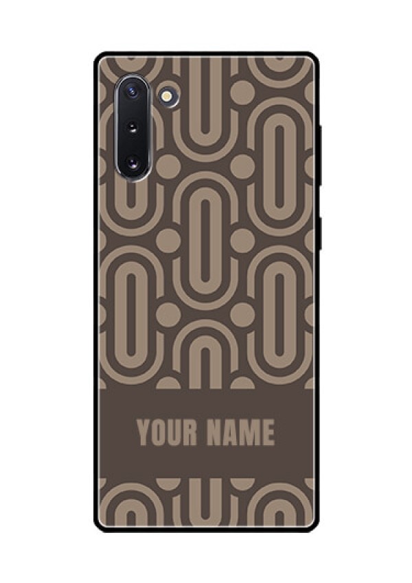 Galaxy Note 10 Custom Glass Phone Case - Captivating Zero Pattern Design