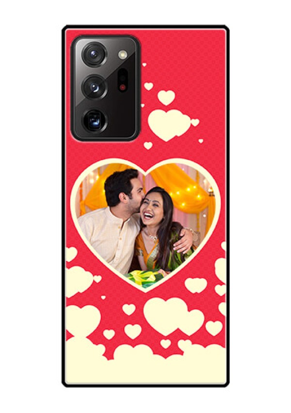 Galaxy Note 20 Ultra Custom Glass Mobile Case  - Love Symbols Phone Cover Design