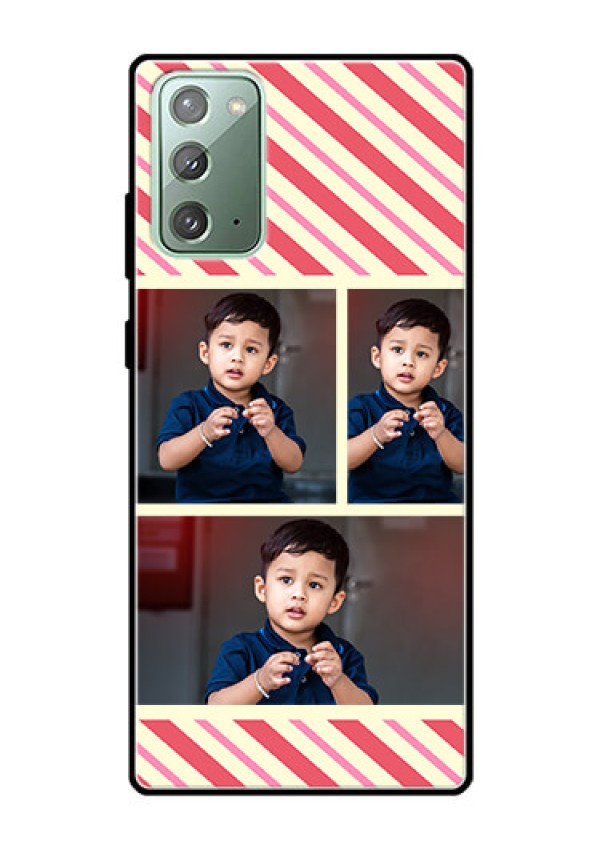 Galaxy Note 20 Personalized Glass Phone Case  - Picture Upload Mobile Case Design