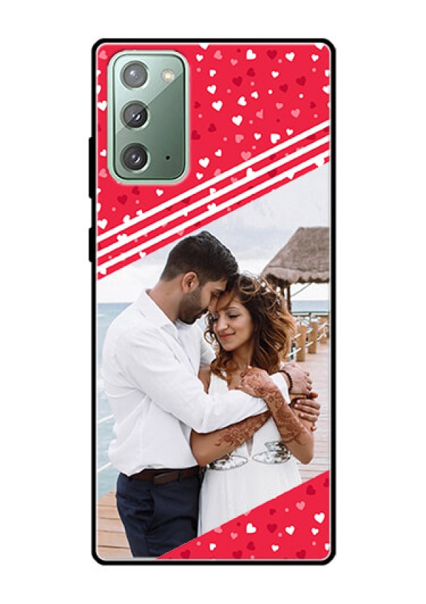Galaxy Note 20 Custom Glass Mobile Case  - Valentines Gift Design