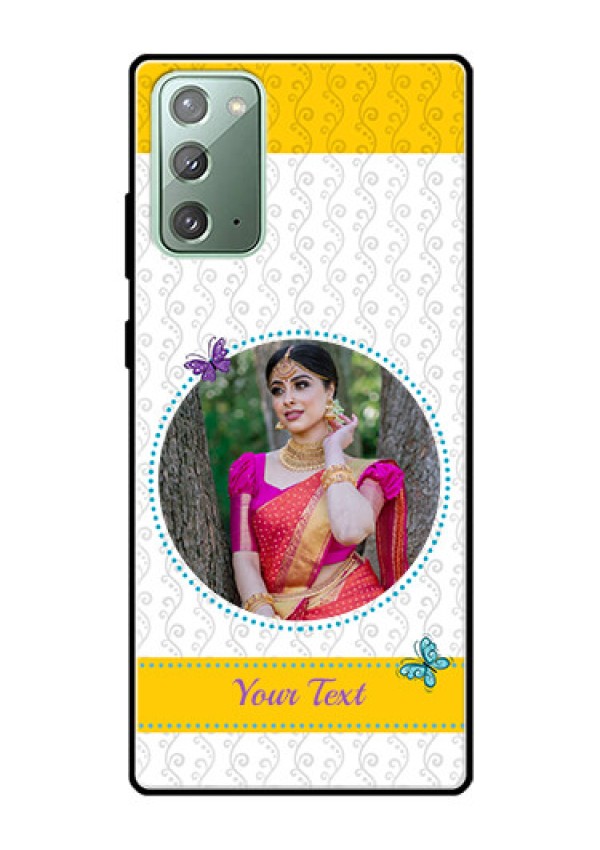Galaxy Note 20 Custom Glass Mobile Case  - Girls Premium Case Design
