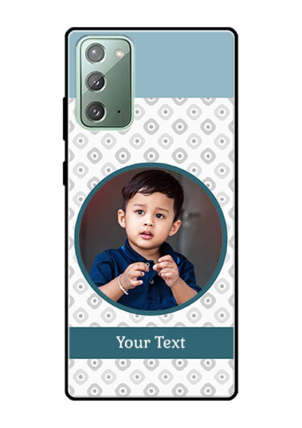 Galaxy Note 20 Personalized Glass Phone Case  - Premium Cover Design