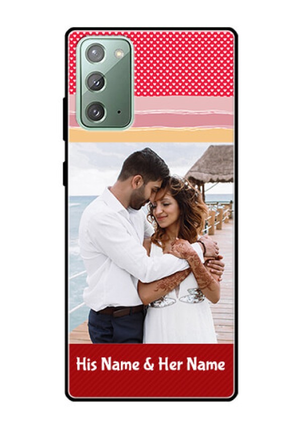 Galaxy Note 20 Custom Glass Mobile Case  - Premium Case Design