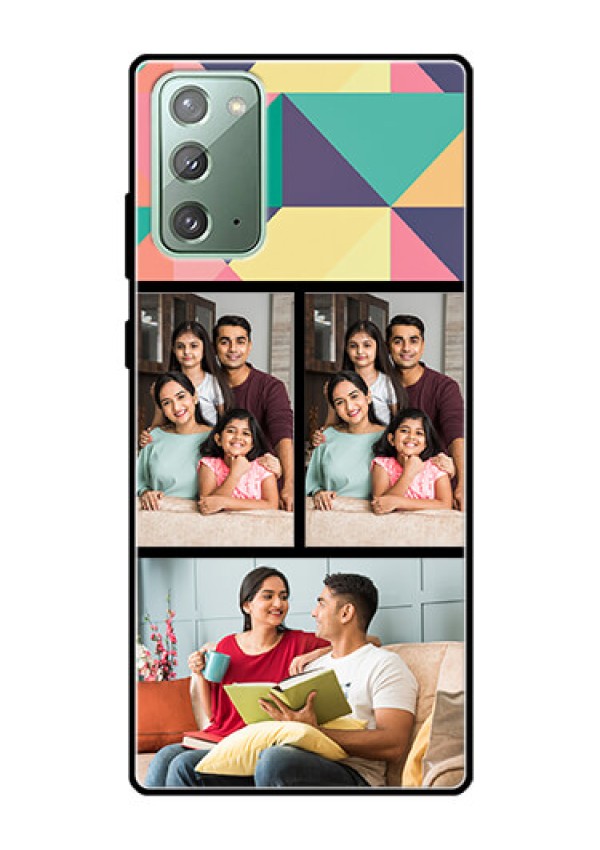 Galaxy Note 20 Custom Glass Phone Case  - Bulk Pic Upload Design