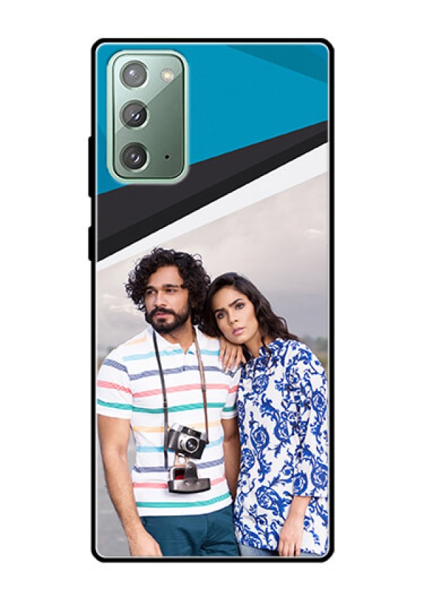 Galaxy Note 20 Photo Printing on Glass Case  - Simple Pattern Photo Upload Design