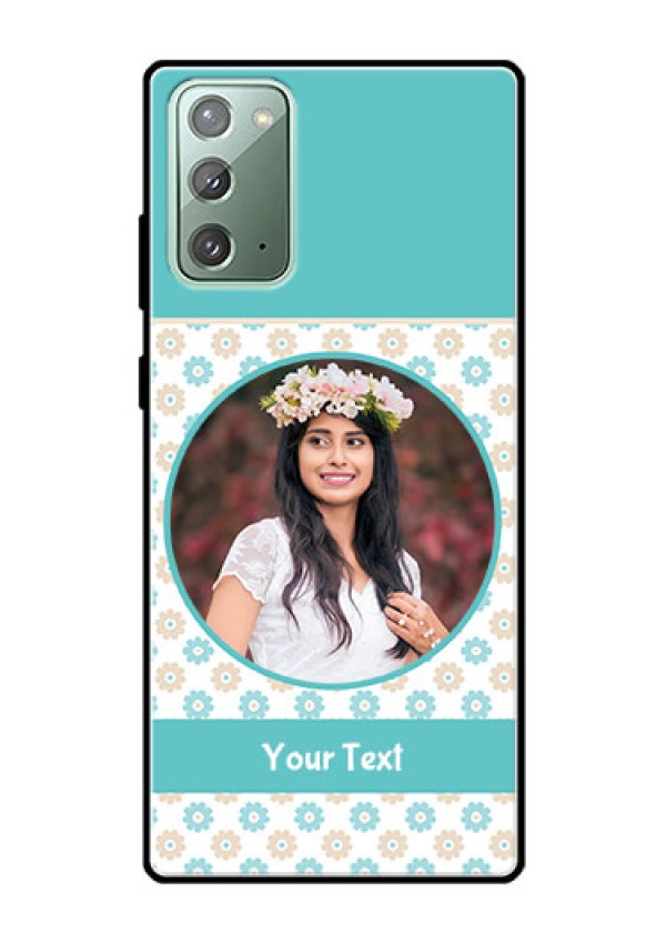 Galaxy Note 20 Custom Glass Mobile Case  - Beautiful Flowers Design