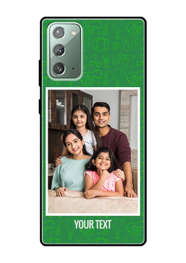 Galaxy Note 20 Personalized Glass Phone Case  - Picture Upload Design