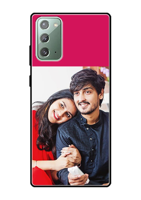 Galaxy Note 20 Custom Glass Mobile Case  - Anniversary Cover Design