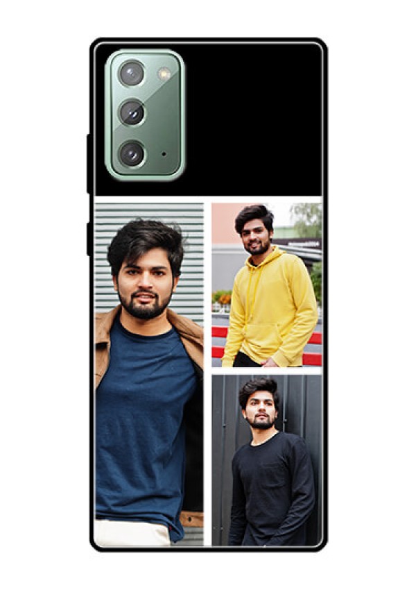 Galaxy Note 20 Photo Printing on Glass Case  - Upload Multiple Picture Design