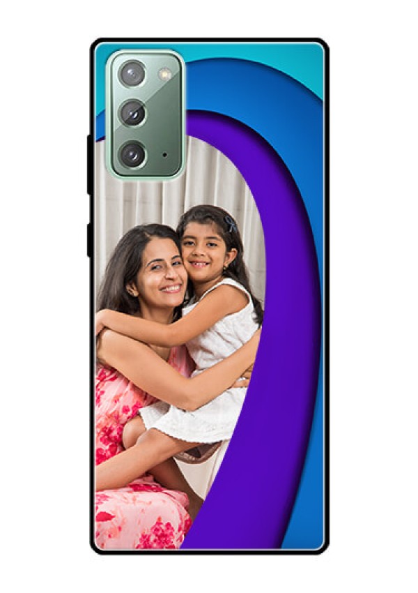Galaxy Note 20 Photo Printing on Glass Case  - Simple Pattern Design